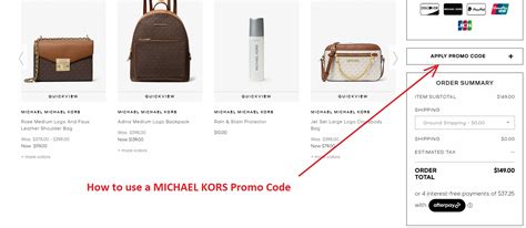 promotion code for michael kors online|michael kors extra discount code.